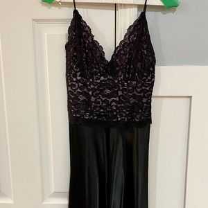 Black Lace Midi Dress